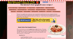 Desktop Screenshot of bestspaghettisauce.com